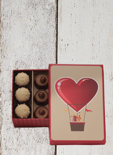 Aşk Balonu(evlilik yıldönümü çikolatası)